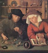 Quentin Massys The Moneylender and His Wife (mk05) china oil painting reproduction